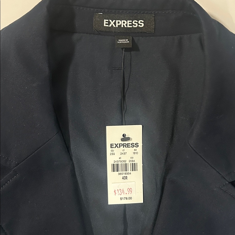 Express Midnight Blue Jacket